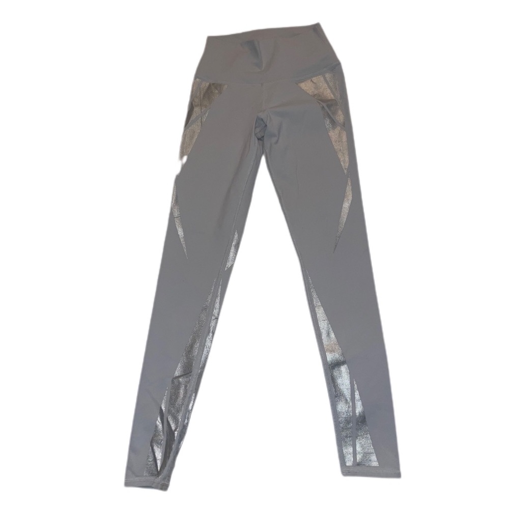 Alo Yoga Grey/Metallic Leggings size S